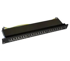 Xtendlan / Patchpanel / 19" / 24 RJ-45-Ports / Cat6 / geschirmtes Metallgehäuse