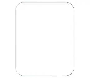 HELMER Displayschutzfolie für LK 710 / Displayschutzfolie / Gehärtetes Glas