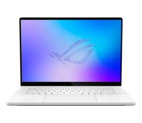 Asus ROG Zephyrus G16 weiß / 16" WQXGA OLED / Intel Core Ultra 9 386H 2,1 GHz / 32 GB / 1 TB SSD / RTX 5070 / W11H