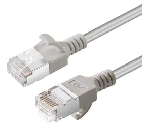 MicroConnect CAT6A U-FTP Slim grau / Patchkabel / 5 m / LSZH / RJ-45