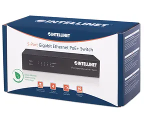 Intellinet 561228 / Switch / 5- Port Gigabit / 4X PoE+ / 60 W