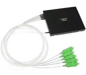 Xtendlan Optischer Splitter 1:4 / Optischer Splitter / SC / APC / Singlemode PLC / 1260-1650 nm / 1 m