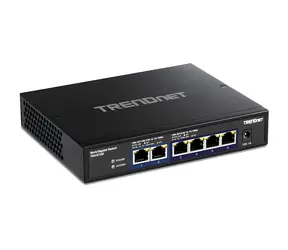Trendnet TEG-S762 / Switch / 6- Port / 2x 10GbE + 4X 2,5GbE RJ-45 / 60 Gbit/s / lüfterlos