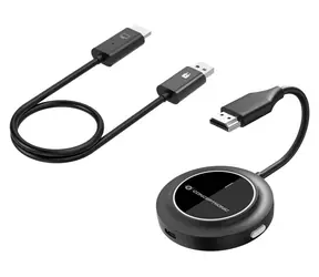 Conceptronic kabelloser HDMI-Extender, schwarz / HDMI-Extender / Full HD / 1920x1080 / USB-Netzteil