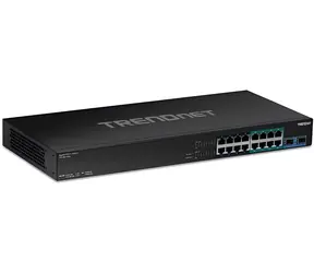 Trendnet 18- Port Gigabit 4PPoE / Switch / 440 W PoE / 36 Gbit/s / 2x SFP / Unmanaged