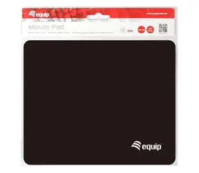 Equip -Rutsch-Mauspad schwarz / Mauspad / Nylon, Gummi / 220 x 180 x 3 mm