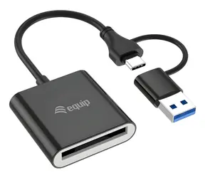 Equip mit CFexpress Typ B-Lesegerät / Speicherkartenleser / USB-C, USB-A / USB 3.2 Gen 2 / 10 Gbit/s / 900 MB/s