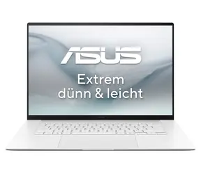 Asus Zenbook S 16 OLED weiß / Notebook / 16" 2880x1800 Touchscreen / AMD RYZEN AI 9 465 / 32 GB RAM / 1 TB SSD / Windows 11