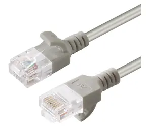 MicroConnect CAT6A U/UTP Slim grau / Patchkabel / 5 m / RJ-45