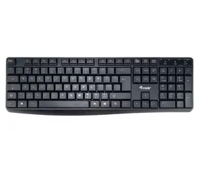 Equip Keyboard US schwarz / Tastatur / Kabelgebunden / QWERTY / 105 Tasten / 1,5 m