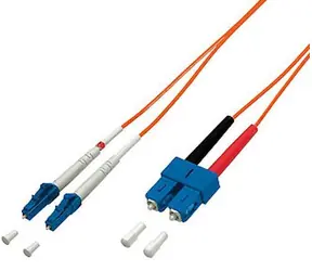 Equip Kabel LC-SC 2m OM1 orange / Patchkabel / Multimode / Duplex / LSZH-Mantel