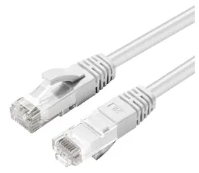 MicroConnect CAT6A UTP 0,25 m weiß / Netzwerkkabel / LSZH / PoE / RJ-45