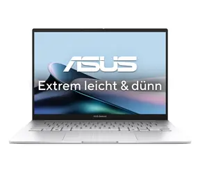 Asus Zenbook 14 UX3405CA silber / Notebook / 14" WUXGA OLED-Touchscreen / Intel Core Ultra 9 285H / 32 GB RAM / 1 TB SSD / Windows 11