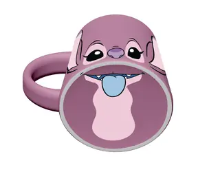 PYRAMID Becher Engel lila / Keramik / Lilo & Stitch Motiv