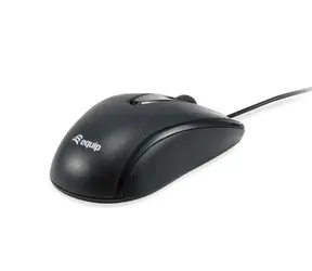Equip Kompaktmaus USB-C schwarz / Maus / kabelgebunden / optisch / 1200 DPI / 1,5 m
