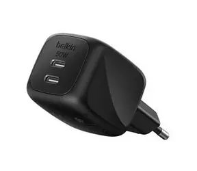 Belkin BOOST CHARGE WCH019kqBK schwarz / Ladegerät / 2x USB-C / 50W / PD / PPS