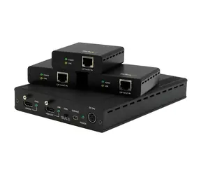 StarTech HDBaseT Extender- Kit 1x3 mit 3 Empfängern / HDMI-Splitter / HDMI über CAT5e/CAT6 / 3 Anschlüsse