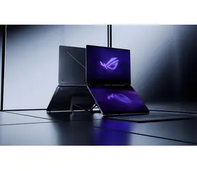 Asus ROG Zephyrus Duo GX651AX-SR004W grau / Notebook / 16" 3K OLED / Core Ultra 9 386H / 64 GB / 2 TB SSD / RTX 5090 24 GB