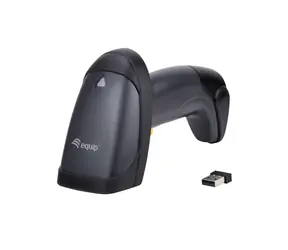 Equip 1D Kabelloser Barcode-Scanner / Barcode-Scanner / 2,4 GHz / Ladestation / Schwarz