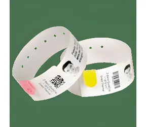 ZEBRA Z-Band UltraSoft weiß / Identifikationsarmband / Erwachsene / selbstklebender Verschluss / 6 x 175 Stück