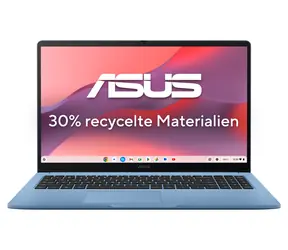 Asus Chromebook CM1505CM4A blau / Notebook / 15,6" FHD / MediaTek Kompanio 540 / 4 GB / 128 GB eMMC / ChromeOS
