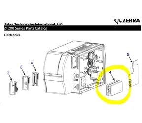Netzteil der ZEBRA ZT200 Serie / Stromversorgung / Für Barcode-Drucker