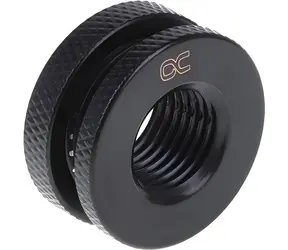 Alphacool / G1/4 Tülle / schwarz / kurze Ausführung / Messing