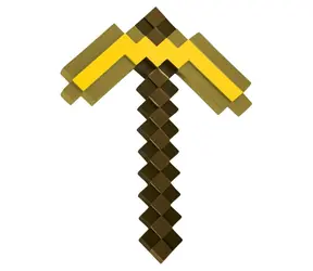 Verkleidung Spitzhacke Gold Minecraft / Spielzeug / Replika / Kunststoff
