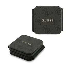 Guess PU 4G MagSafe schwarz / Kabelloses Ladegerät / 3-in-1
