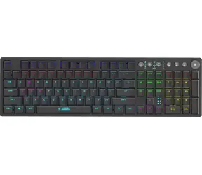 ibox Aurora K-6 schwarz / Gaming-Tastatur / mechanisch / KRGD Red-Schalter / RGB / 2,4 GHz + BT / Nummernblock