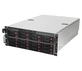 Silverstone SST-RM43-320-RS schwarz / Servergehäuse / 4 HE / 20x 2,5"/3,5" / E-ATX / Mini-SAS SFF-8643