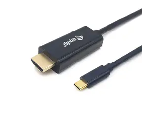 Equip USB-C - HDMI schwarz / Reduzierung / 4K/30Hz / 2 m
