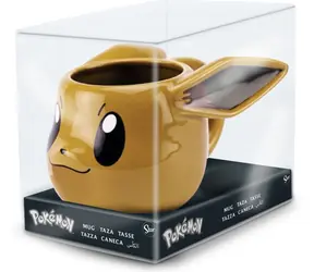 STOR 3D-Becher Evoli Pokémon / 385 ml / Nicht spülmaschinen- und mikrowellengeeignet