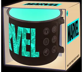 STOR Keramikbecher MARVEL / Keramikbecher / 410 ml / Geschenkbox