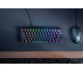 Razer Huntsman Mini schwarz / Gaming-Tastatur / Razer Optical Red / 60 % / USB-C / DE-Layout