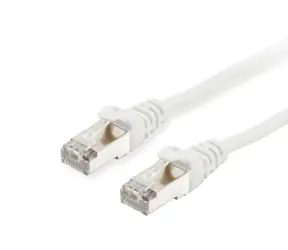 Equip Cat6 weiß (605516) / Patchkabel / S/FTP / 2xRJ-45 / 10 m / LSZH