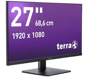 27" TERRA LCD 2727W V3 Schwarz / Monitor / IPS / 1920 x 1080 / 5 ms / HDMI + DP + USB-C