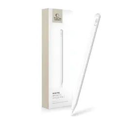 Tech-Protect Digitaler Magnet-Stylus-Stift 2 weiß / Touchpen / für Apple iPad / magnetisch