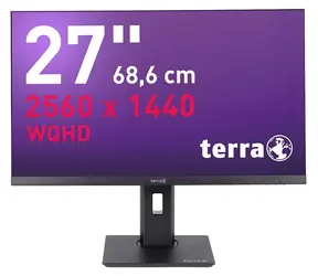 27" TERRA 2775W PV V3 schwarz / Monitor / IPS / QHD 2560×1440 / USB-C+DP+HDMI
