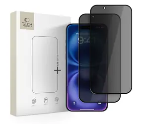 Tech-Protect Glass Spy+ iPhone 17 Air / Schutzglas / Sichtschutzfilter / 2 Stück / Gehärtetes Glas