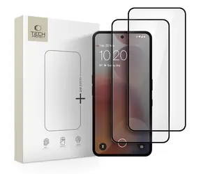 Tech-Protect Glass Fit+ schwarz / Gehärtetes Glas / Für iPhone 3A und 3A Pro / 2 Stück