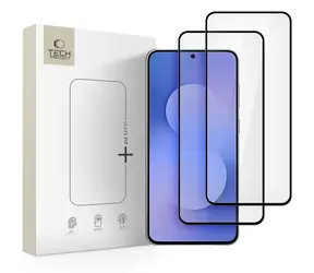 Tech-Protect Glass Fit+ schwarz 2 Stück / Schutzglas / Samsung Galaxy S25 FE / Gehärtetes Glas