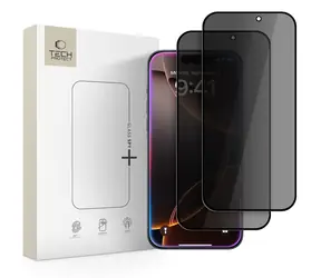 Tech-Protect Glass Spy+ 2er-Pack / Schutzglas / Sichtschutz / Apple iPhone 16 Pro Max und 17 Pro Max