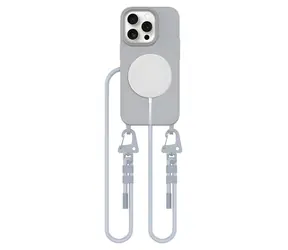 Tech-Protect MagNecklace Apple iPhone 15 Pro grau / Hülle mit Halsband / MagSafe