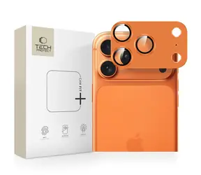 Tech-Protect Camfull Fit+ orange / Kameraschutzfolie / Apple iPhone 17 Pro Max