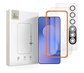 Tech-Protect Easy Set+ transparentes Schutzglas für Samsung Galaxy S25 FE (3 Stück)