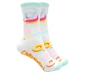 BLUESKY Cinnamoroll Geschenkset / Keramiktasse 330 ml + Socken 37-40 / Lizenziertes Motiv