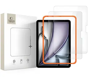 Tech-Protect Easy Set+ klares/gehärtetes Glas / 2 Stück / Apple iPad Air 11" 2024/2025/2026