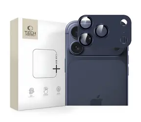 Tech-Protect Camfull Fit+ für Apple iPhone 17 Pro Max, Marineblau / Kameraschutzglas / Gehärtetes Glas