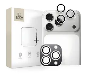 Tech-Protect Camring Fit+ silber / Kameraschutzhülle / Apple iPhone 14-17 Pro/Pro Max